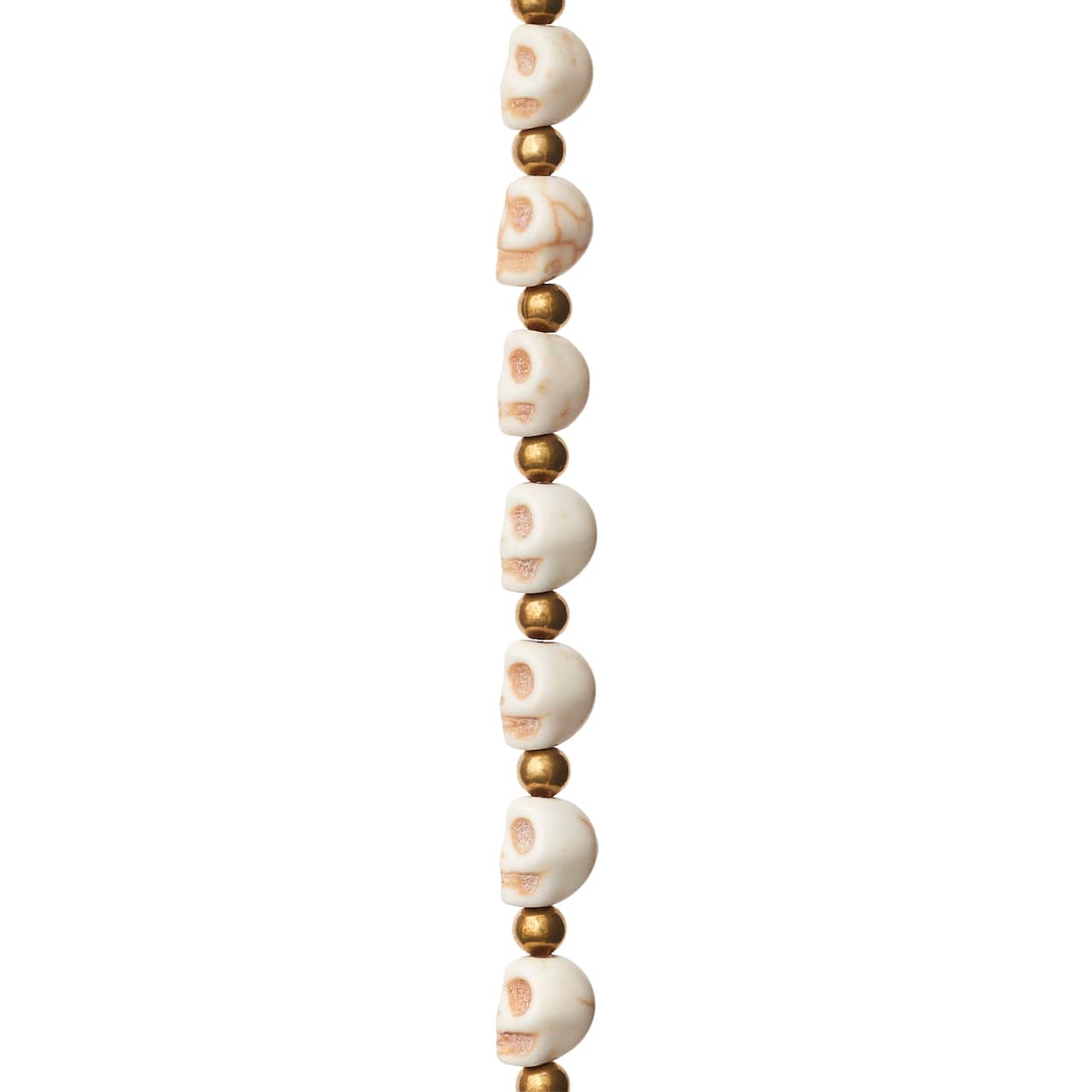 12 Packs: 31 ct. (372 total) Skull Howlite Beads, 8mm by Bead Landing®